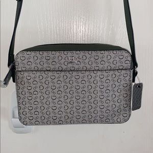 Guess Olive/Grey Mini Crossbody Bag